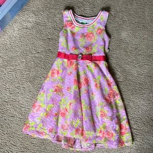 Dollie & Me Floral Dress (w/o doll dress)